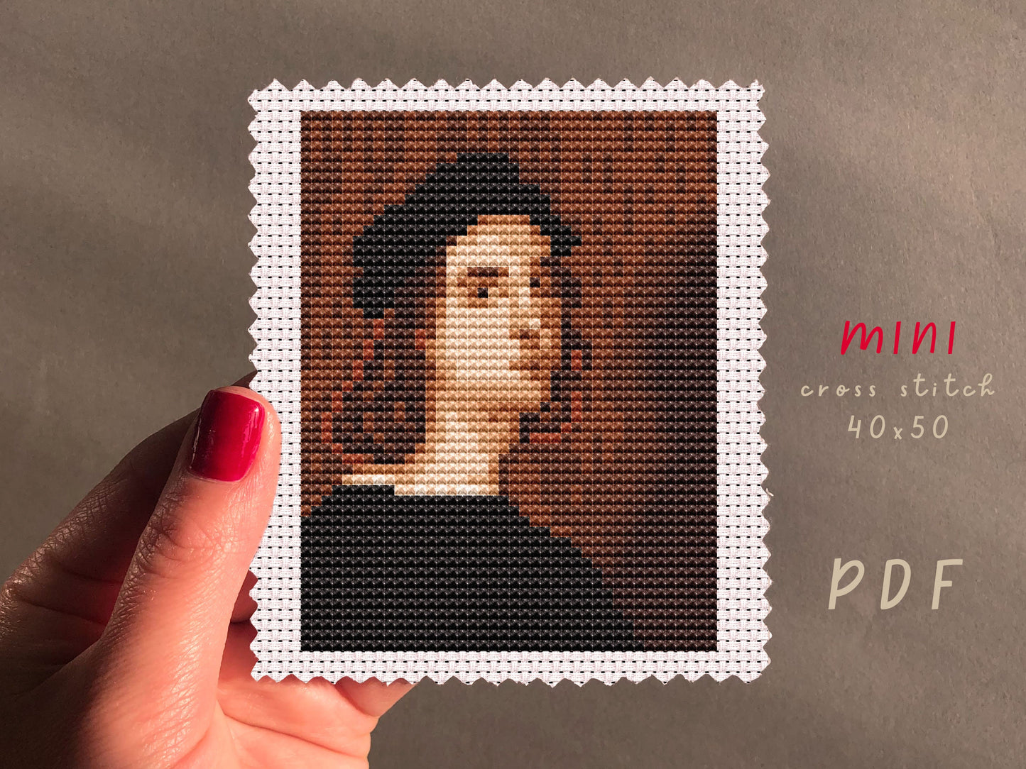 Raphael Santi Cross Stitch Pattern: DIY Embroidery (PDF Pattern)