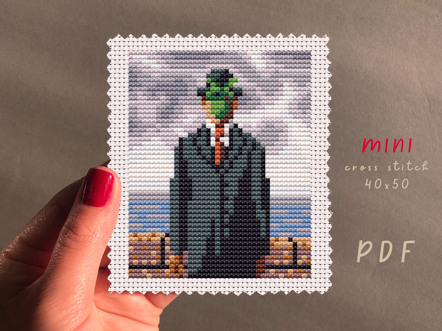 The Son Of Man Cross Stitch Pattern: DIY Embroidery (PDF Pattern)